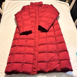 Lands' End Red Puffer Jacket